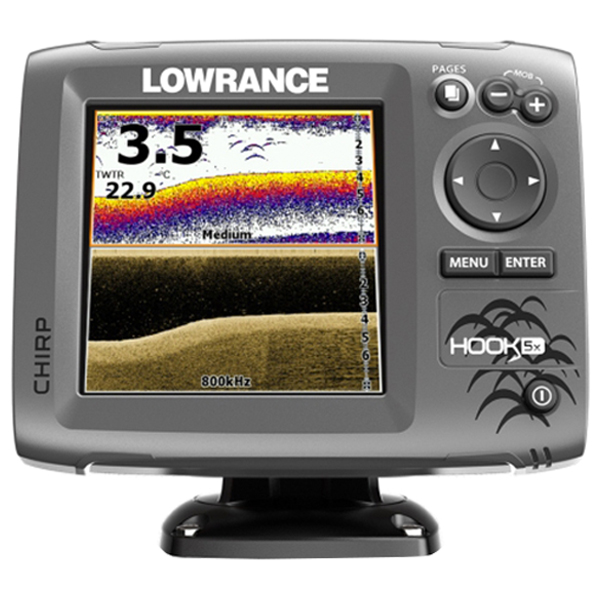 Sonar Lowrance Hook 5X Chirp/DSI, 60°- 120° a 30° - 55°