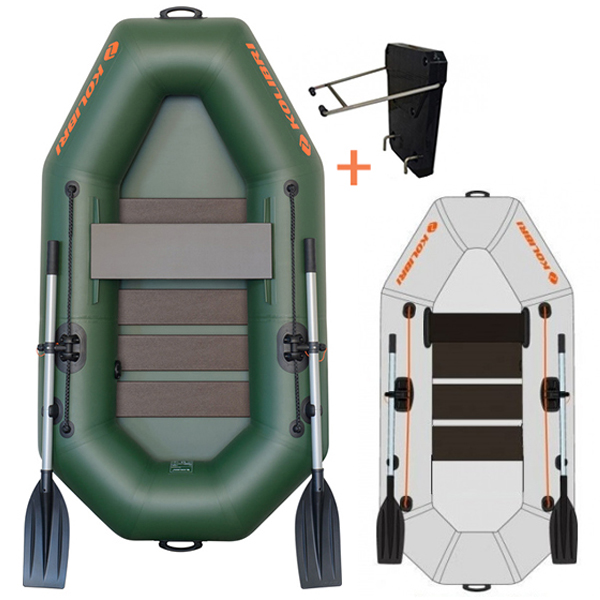 Čln Kolibri K 220 T - lamelová podlaha + držiak motora
