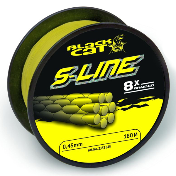 Sumcová šnúra Black Cat S-Line 0,45mm / 50kg 180m