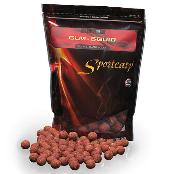 Boilies Sportcarp GLM Squid - mušľa / kalamár