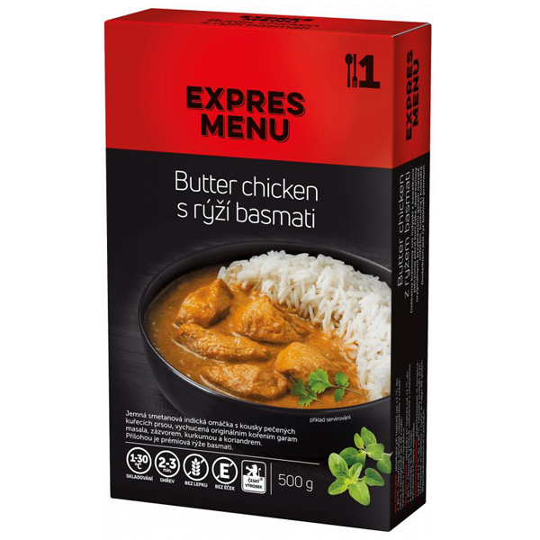 Expres Menu KM Butter chicken s basmati ryžou