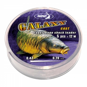 Kónický náväzec Katran Galaxy Cast Taper Mono Shock Leader
