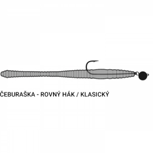 Libra Lures Dying Worm 80- syr