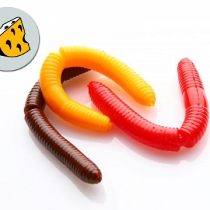Libra Lures Fatty D´Worm 75 - syr