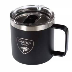 Nerezový thermo hrnček Giants Fishing Black Stainless 400ml