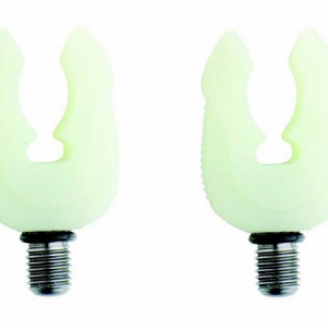 Držiak prútu Mivardi Screw Rest Soft U Fluo - fosforový 2ks